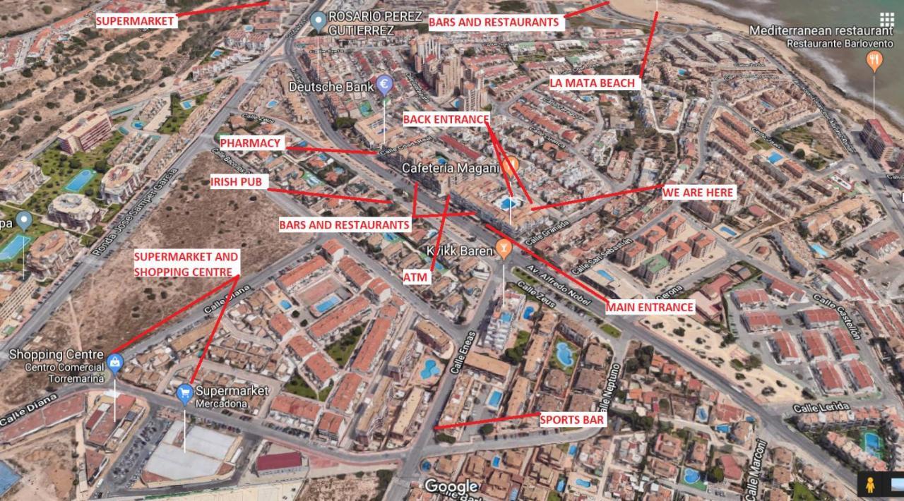 Apartment With Pool, Sea Views & Balcony Less Than 10Min Walk To La Mata Beach! Torrevieja Exterior foto